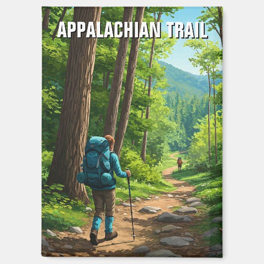 Appalachian Travel Magnet (Vorderseite)