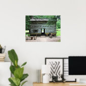 Appalachian Zuhause in Mabry Mill, Virginia Poster (Heimbüro)