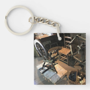 Appalachian Zuhause Life in Mabry Mill, Virginia P Schlüsselanhänger