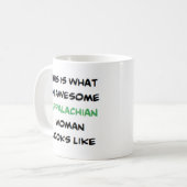 appalachische Frau, phantastisch Kaffeetasse (Vorderseite Links)