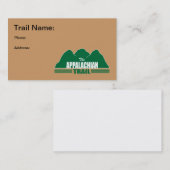 Appalachische HinterVisitenkarten Visitenkarte (Vorne/Hinten)