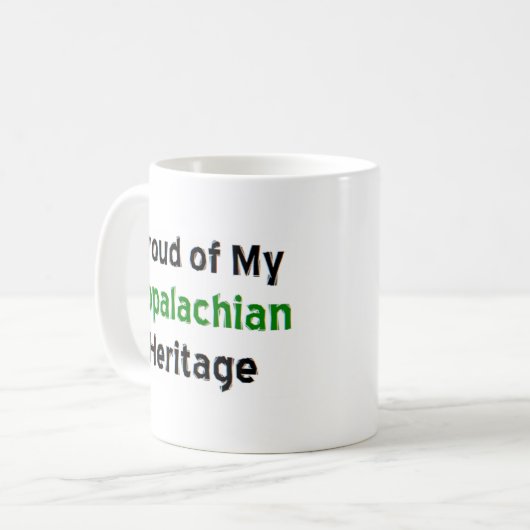 appalachische Kaffee-Tasse Kaffeetasse (Vorderseite Links)