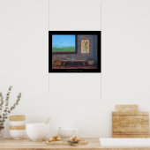 Appalachische Kunstdruckerei aus Mountain Window Poster (Küche)