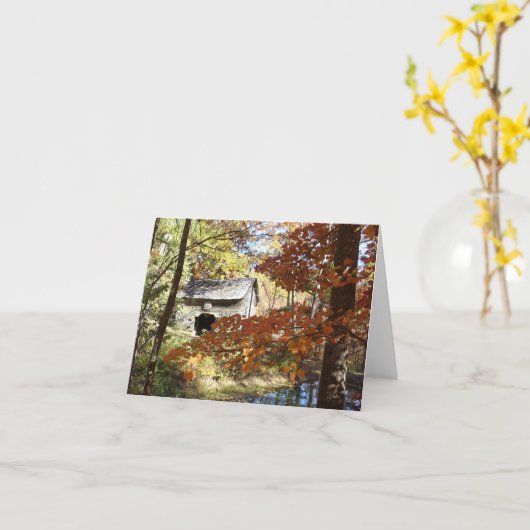 Appalachische Scheune Karte (Gelbe Blume)