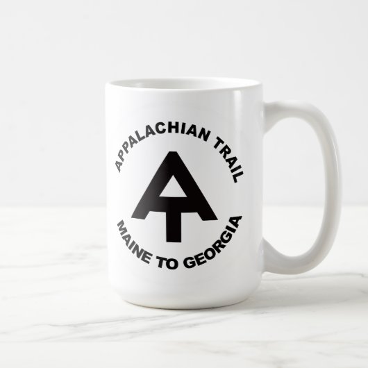 Appalachische Spur - Maine zu Georgia-Tasse Kaffeetasse (Rechts)