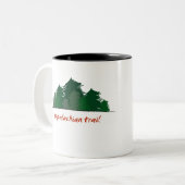 Appalachische Spur (Wald) Zweifarbige Tasse (Vorderseite Links)