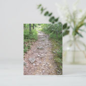 Appalachischer Felsweg Postkarte (Stehend Vorderseite)