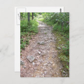Appalachischer Felsweg Postkarte (Vorne/Hinten)