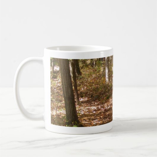 appalachischer Hinterzeichenpennsylvania-Fall Kaffeetasse (Links)