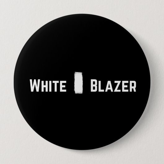 Appalachisches Hinter"Weiß-Blazer" Button (Vorderseite)
