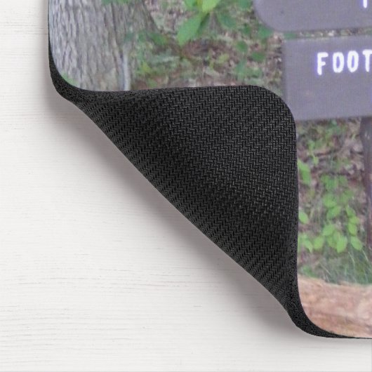 appalachisches Hinterfußwegenzeichen Mousepad (Ecke)