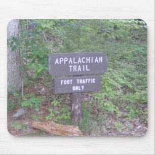 appalachisches Hinterfußwegenzeichen Mousepad