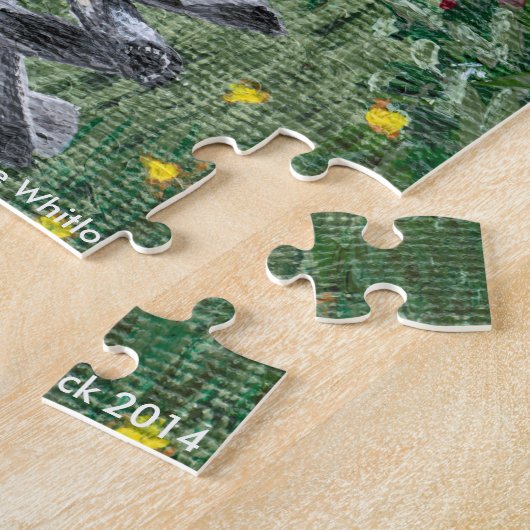 Appalachisches Kabinen-Puzzlespiel Puzzle (Seite)