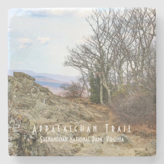 Appalaichan Trail Stone Untersetzer (Vorderseite)