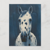 Appaloosa cyanotype postkarte (Vorderseite)