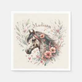 Appaloosa Horse Birthday Serviette