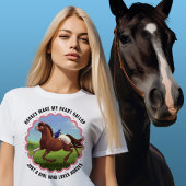 Appaloosa Horse Bluebird individuell anpassbar T-Shirt