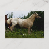 Appaloosa Horse Business Card Visitenkarte (Rückseite)