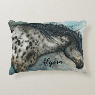 Appaloosa Horse by Bihrle Individuelle Name Pillow Dekokissen