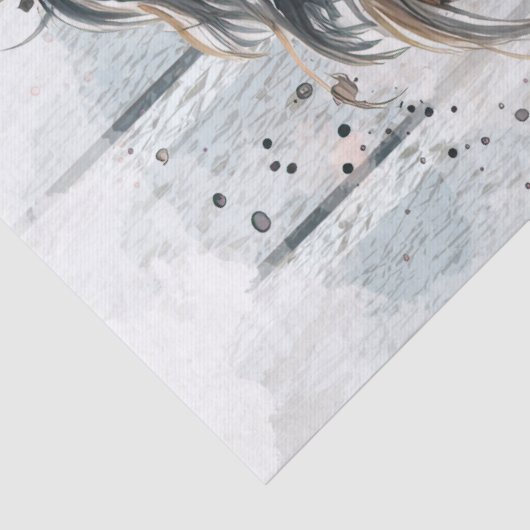 Appaloosa Horse Decoupage Seidenpapier (Detail)