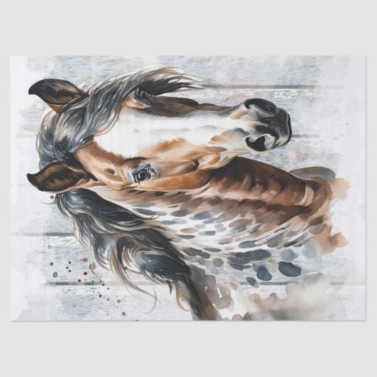 Appaloosa Horse Decoupage Seidenpapier (Vorderseite)