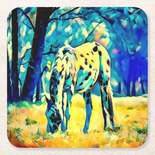 Appaloosa Horse Digital Art Design Untersetzer (Vorderseite)