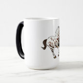 Appaloosa Horse - Horse Lover Gift, Horse Painting Verwandlungstasse (Vorderseite Links)