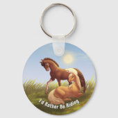 Appaloosa Horse Palomino Pony Mit Monogramm Schlüsselanhänger (Rückseite)