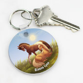 Appaloosa Horse Palomino Pony Mit Monogramm Schlüsselanhänger