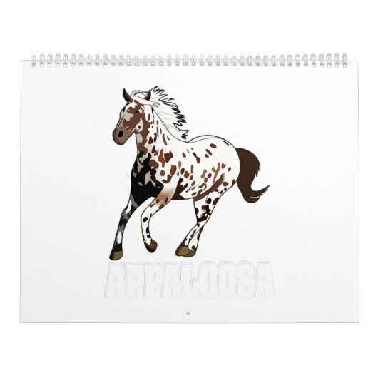 appaloosa Horse Pony equine Gift Kalender (Titelbild)