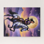 Appaloosa Horse Watercolor Leopard Puzzle (Horizontal)