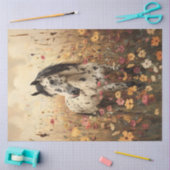 Appaloosa Horse Wildblume Field Decoupage Seidenpapier (Basteln)