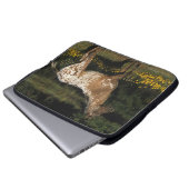 Appaloosa-Horsebereitstehender See Laptopschutzhülle (Vorne Knopf)