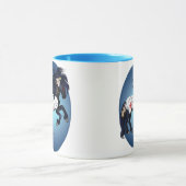 Appaloosa-Kriegs-Pony-Oval-Tassen Tasse (Zentrum)