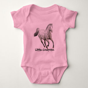 Appaloosa Little Cowpoke Anpassbare Säugling Shirt