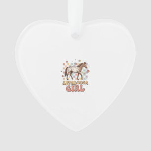 Appaloosa Mädchen Vintage Pferd Western T-Shirt De Ornament