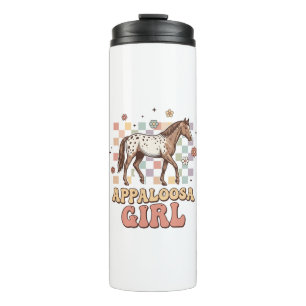 Appaloosa Mädchen Vintage Pferd Western T-Shirt De Thermosbecher
