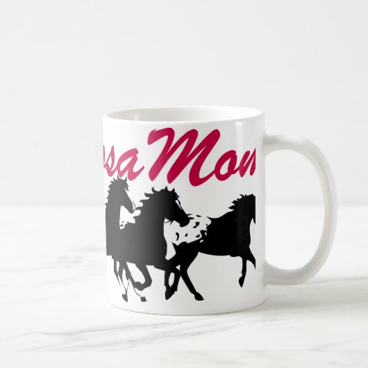 Appaloosa-Mama Kaffeetasse (Rechts)