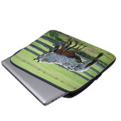 Appaloosa Mare und Colt Horse Laptopschutzhülle (Vorne Knopf)