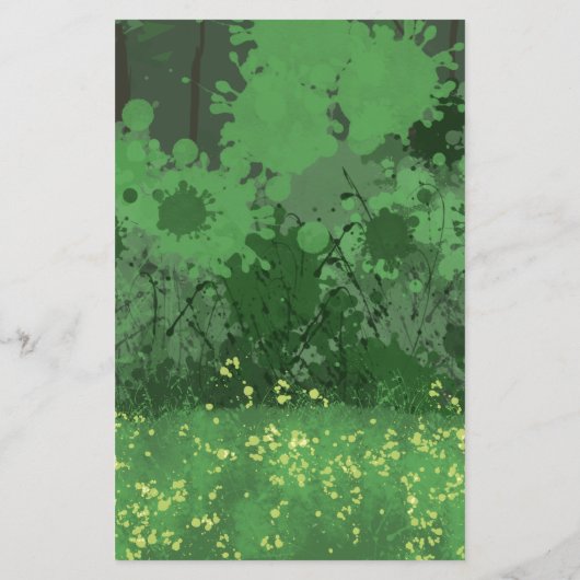 Appaloosa Painted Pony Briefpapier (Rückseite)