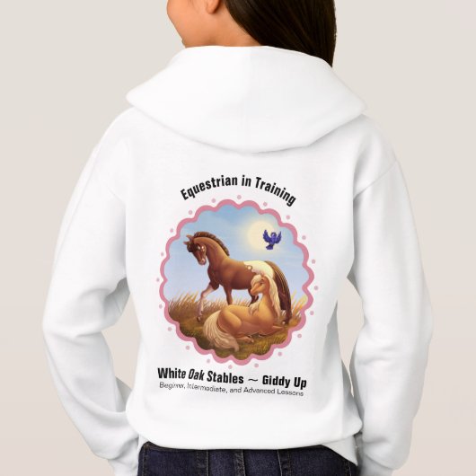 Appaloosa Palomino Pferd Hoodie (Rückseite)