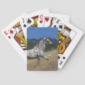 Appaloosa Pferd auf dem Berg Spielkarten (Rückseite)