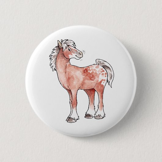 Appaloosa-Pferd Button (Vorderseite)