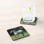 Appaloosa-Pferd, das 2 laufen lässt Getränkeuntersetzer (Rechte Seite)