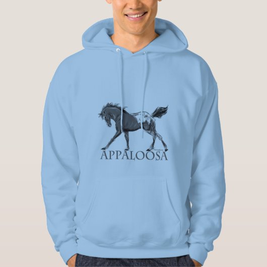 Appaloosa-Pferd Hoodie (Vorderseite)