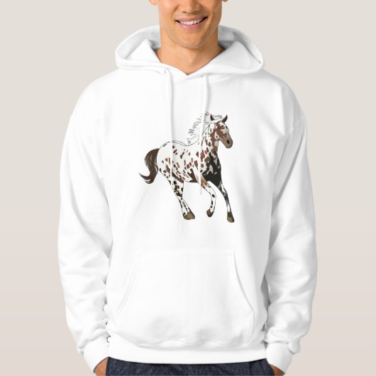 Appaloosa Pferd Hoodie (Vorderseite)