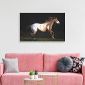 Appaloosa Pferd läuft 4 Leinwanddruck (Insitu (Wohnzimmer))