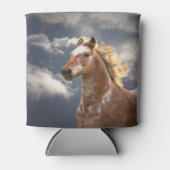 Appaloosa Pferd läuft in den Wolken Dosenkühler (Vorderseite)