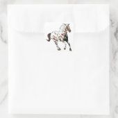 Appaloosa Pferd Quadratischer Aufkleber (Tasche)
