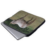 Appaloosa-Pferd stehend im Gras Laptopschutzhülle (Vorne Knopf)